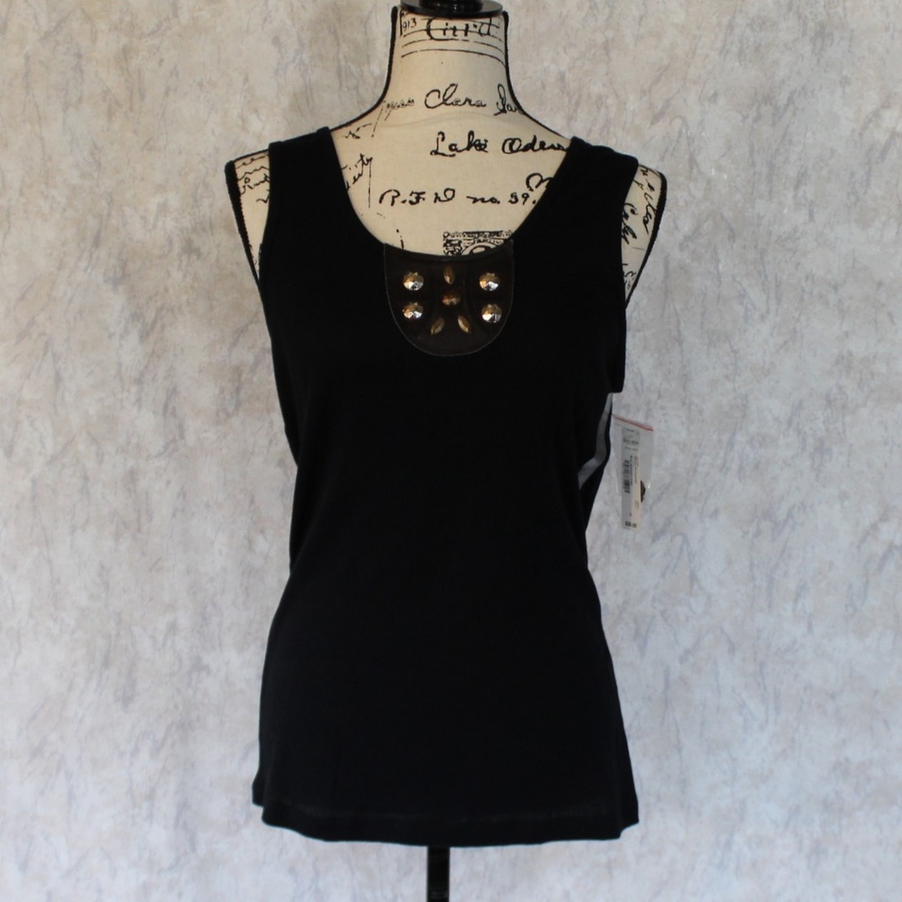 Bisou Bisou, New Embellished Tank - L
